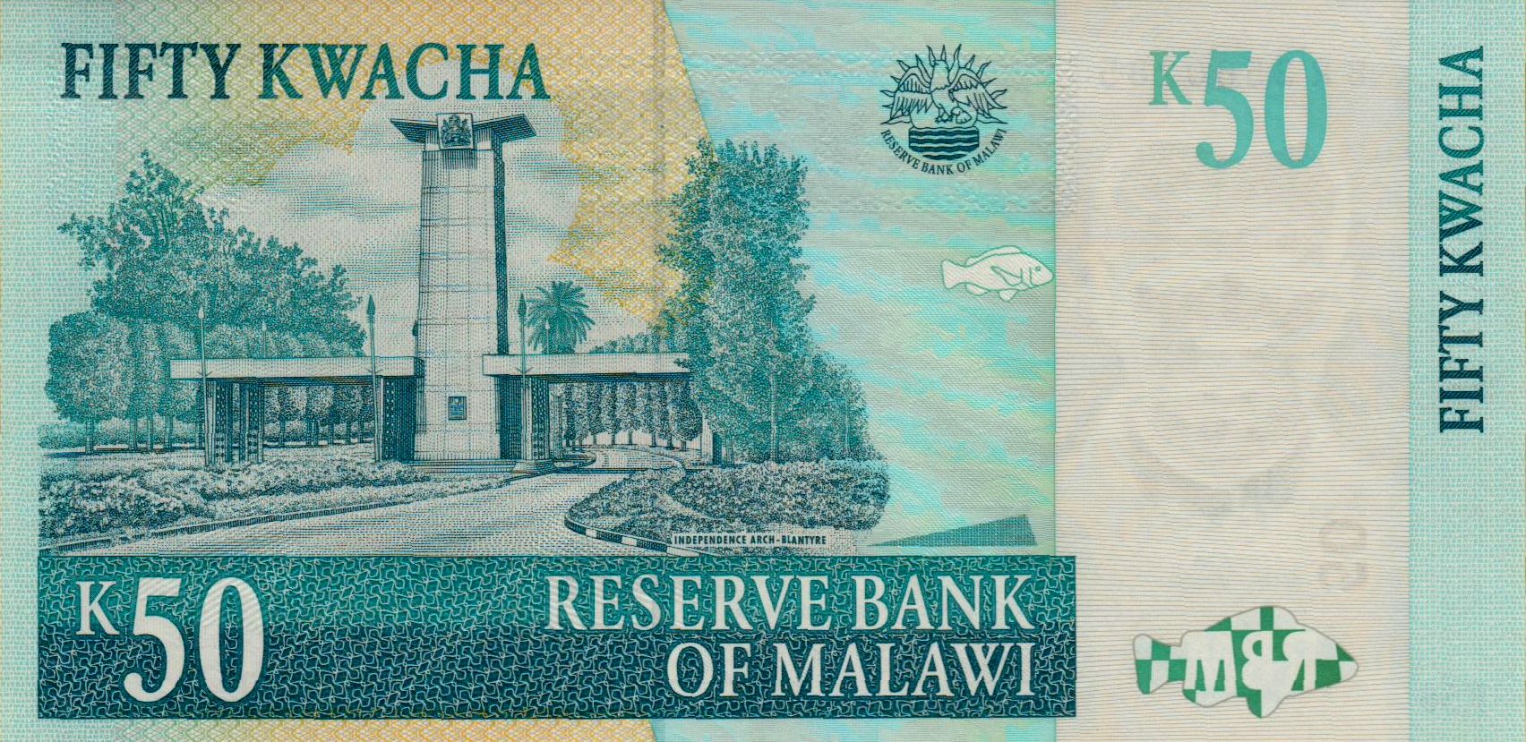 Malawi 50 2009 UNC P-53/d